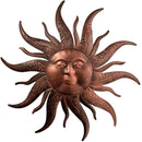 Escultura Sol em Cobre de Parede