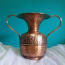 Vaso Alto em Cobre Martelado