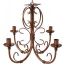 Lustre Artesanal em Cobre